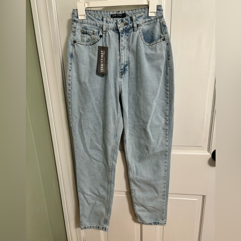 I Saw It First high waisted mom jeans
